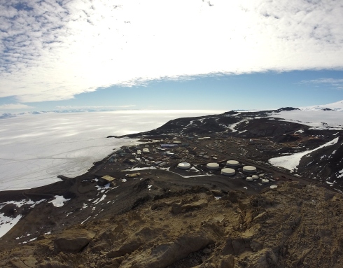 View of McMurdo Station from Observation Hill. Photo: Ashley Shaw